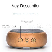 BT810 Small Outdoor Portable Wooden Bluetooth Speaker Support TF Card & 3.5mm AUX(Black)