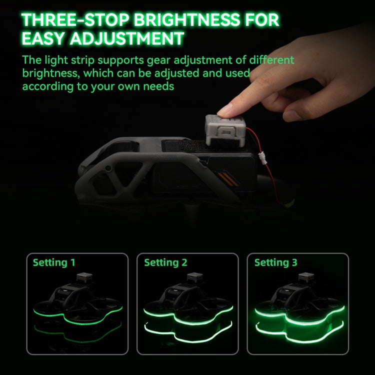 For DJI Avata RCSTQ Light-emitting Light Strip Night Flight Warning Light Strip(Fluorescent)