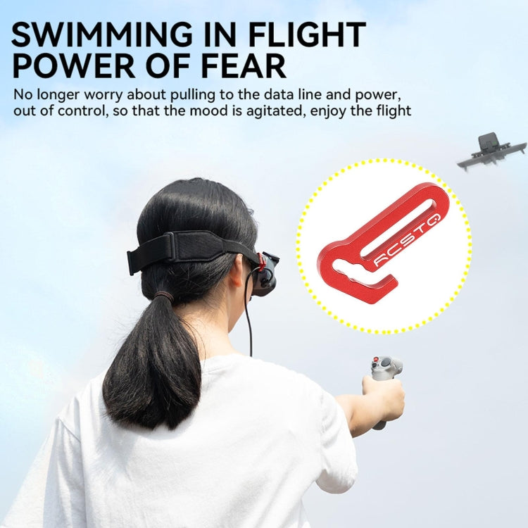 For DJI AVATA Goggles 2 RCSTQ Aluminum Alloy Anti-falling Wire Fixing Parts