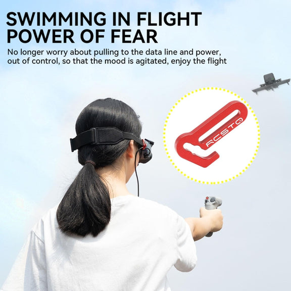 For DJI AVATA Goggles 2 RCSTQ Aluminum Alloy Anti-falling Wire Fixing Parts
