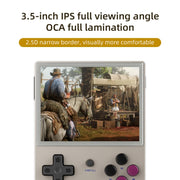 ANBERNIC RG35XX 3.5-inch Retro Handheld Game Console Open Source Game Player  64G+128G 13000+ Games(Purple)