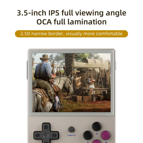 ANBERNIC RG35XX 3.5-inch Retro Handheld Game Console Open Source Game Player  64G+128G 13000+ Games(Purple)
