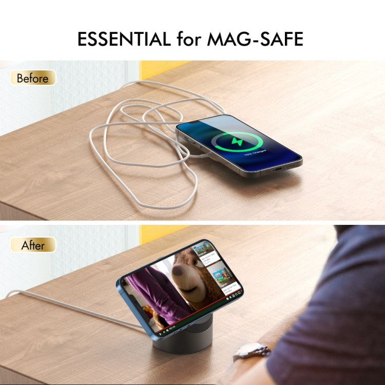 For iPhone12/13/14 Series AhaStyle PT134 Magnetic Charging Stand(Pink)