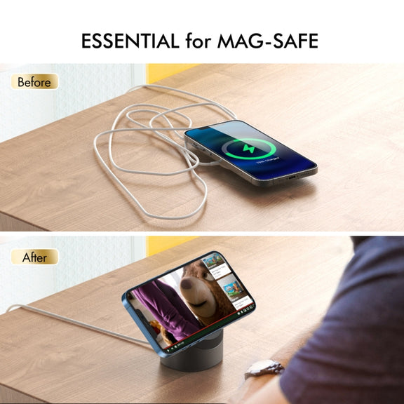 For iPhone12/13/14 Series AhaStyle PT134 Magnetic Charging Stand(Pink)