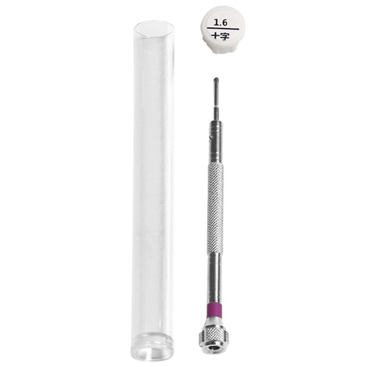 LSD5120 Repair Watch Glasses Stainless Steel Screwdriver Precision Watch Screwdriver Tool 1.6 Phillips (Purple)