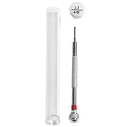 LSD5120 Repair Watch Glasses Stainless Steel Screwdriver Precision Watch Screwdriver Tool 1.2 Phillips (Red)