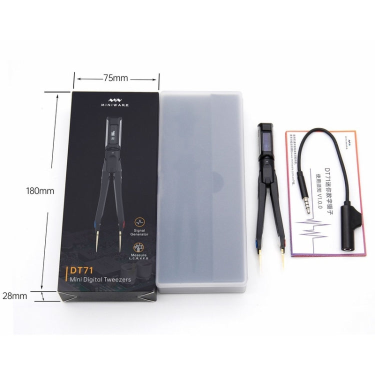 MINIWARE DT71 Measuring Digital Tweezers Signal Generator Multimeter