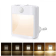 NL2101 Motion Sensor LED Night Light AC Plug Dimming Sleep Lights,Spec: Warm White EU Plug - Sensor LED Lights by PMC TechLife | Online Shopping South Africa | PMC TechLife | Buy Now Pay Later Mobicred
