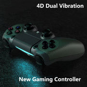 KM048 For PS4 Bluetooth Wireless Gamepad Controller 4.0 With Light Bar(Rose Pink)