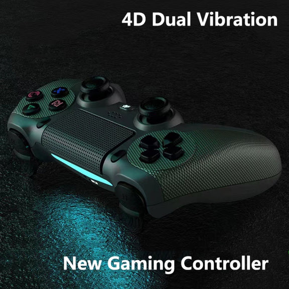 KM048 For PS4 Bluetooth Wireless Gamepad Controller 4.0 With Light Bar(Rose Pink)