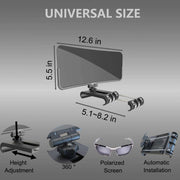 360 Degree Adjustable Car Driver Sun Visor, Color: Polarizing Plate