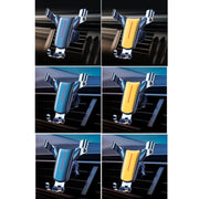 Air Outlet Triangular Gravity Sensor Car Mobile Phone Holder, Color: Black Olecranon Clip