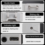 SHICHI Watch Maintenance Testing Fast Slow Tools Full Automatic Detector Mechanical Watch School(White)