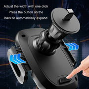 Hook Type Car Mobile Phone Navigation Support Frame(Black)