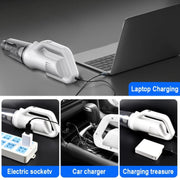SUITU  ST-6101 120W 35500rpm Cordless Car Vacuum Cleaner,Spec: Basic 2 Section 7.4V