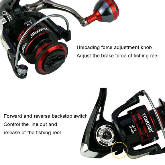 YUMOSHI RS7000 Metal Rocker Fishing Reel