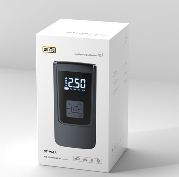 SUITU  ST-9624B Wireless+USB 150psi  Air Pump Intelligent Digital Display Car Bicycle Ball Electric Pump Cylinder