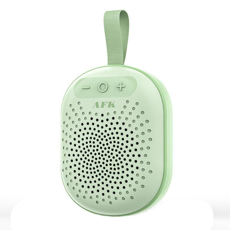 AFK BT-513 TWS Mini Portable RGB Light Bluetooth Speaker 3D Sound Effect Water-resistant Bluetooth Audio(Green)