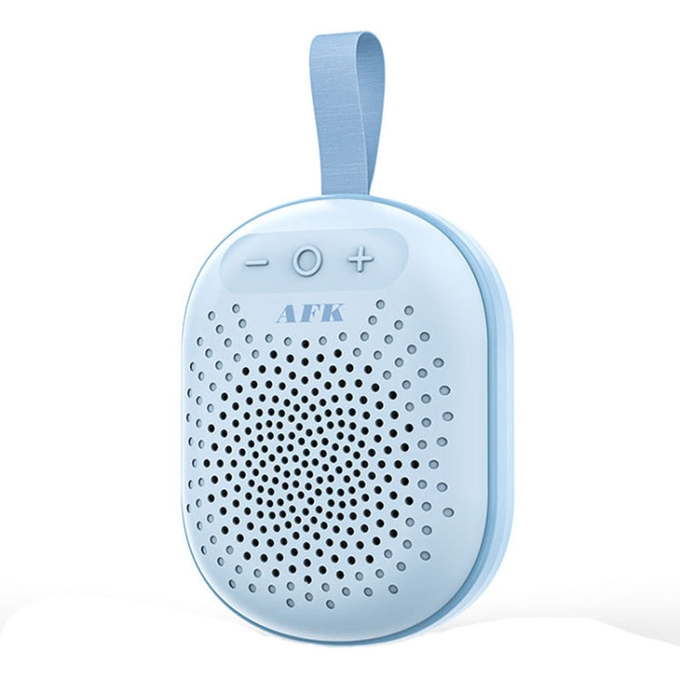 AFK BT-513 TWS Mini Portable RGB Light Bluetooth Speaker 3D Sound Effect Water-resistant Bluetooth Audio(Light Blue)
