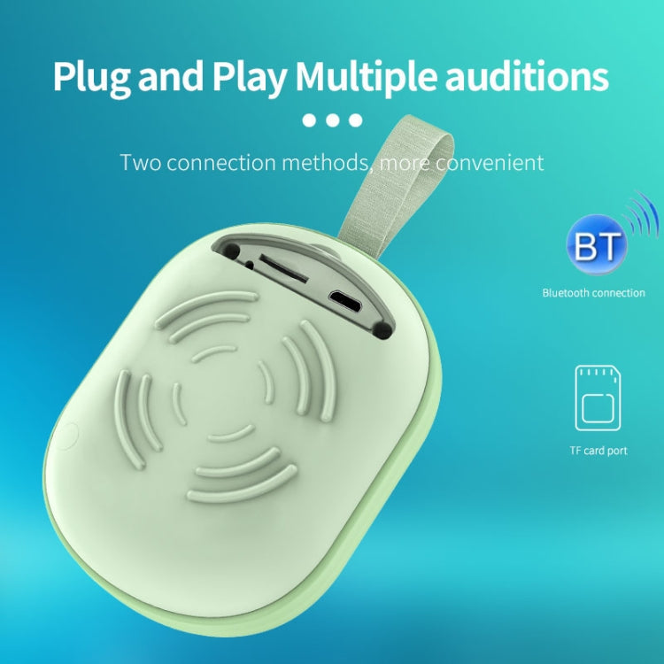AFK BT-513 TWS Mini Portable RGB Light Bluetooth Speaker 3D Sound Effect Water-resistant Bluetooth Audio(Light Blue)