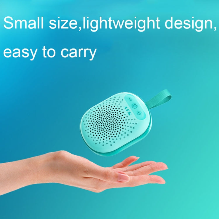 AFK BT-513 TWS Mini Portable RGB Light Bluetooth Speaker 3D Sound Effect Water-resistant Bluetooth Audio(Light Blue)