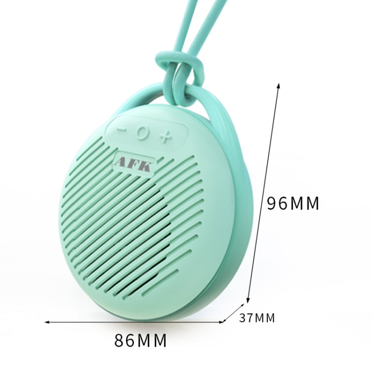 AFK BT-515 TWS Mini 3D Sound Effect Bluetooth Speaker Portable Water-resistant RGB Light Audio(Lake Blue)
