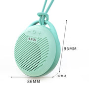 AFK BT-515 TWS Mini 3D Sound Effect Bluetooth Speaker Portable Water-resistant RGB Light Audio(Lake Blue)