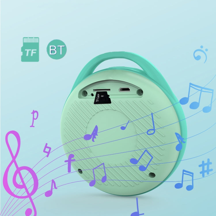 AFK BT-515 TWS Mini 3D Sound Effect Bluetooth Speaker Portable Water-resistant RGB Light Audio(Lake Blue)