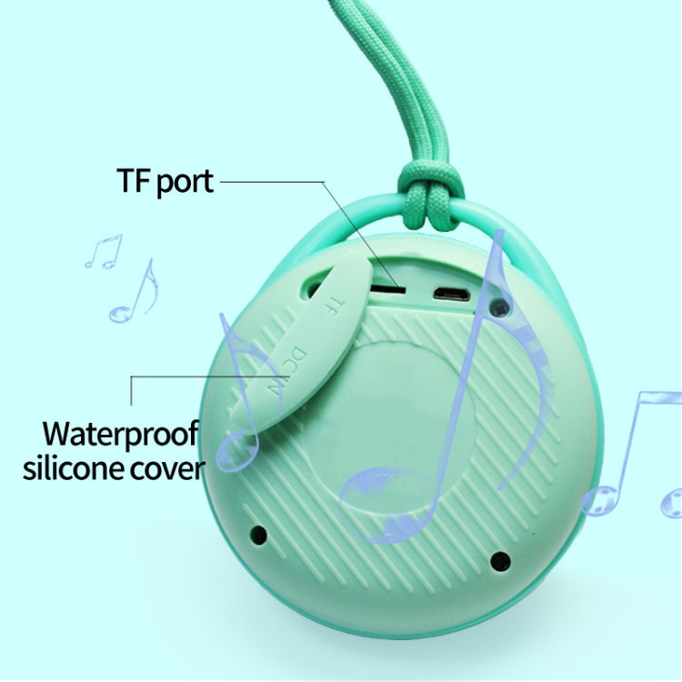AFK BT-515 TWS Mini 3D Sound Effect Bluetooth Speaker Portable Water-resistant RGB Light Audio(Lake Blue)