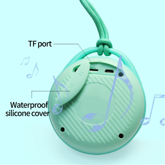 AFK BT-515 TWS Mini 3D Sound Effect Bluetooth Speaker Portable Water-resistant RGB Light Audio(Lake Blue)