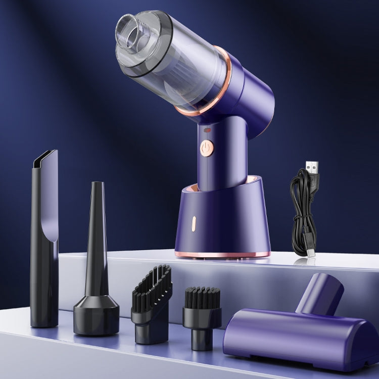SUITU  ST-6638 Car Wireless Vacuum Cleaner Suction and Blower Integrated With Light ,Spec: Top Version Type-C