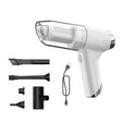 SUITU ST-6671 Wireless Car Vacuum Cleaner Small Handheld Blowing and Suction Dual Use, Style: Basic Model White+Floor Brush - Vacuum Cleaner by SUITU | Online Shopping South Africa | PMC TechLife | Buy Now Pay Later Mobicred