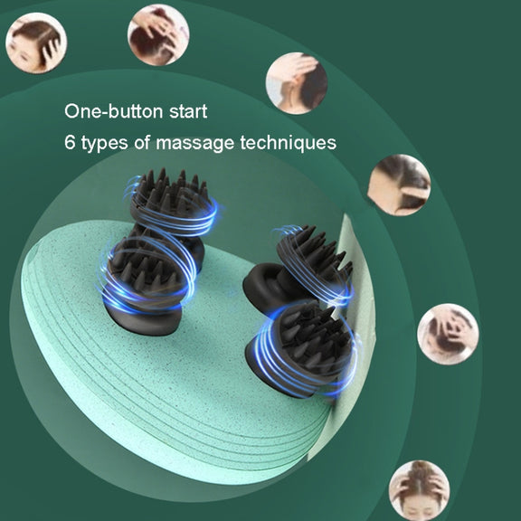 Mini Electric Head Massage(White)