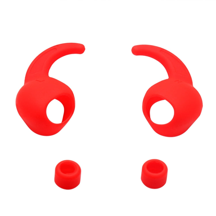 For Beats Studio Buds 2pairs Wireless Bluetooth Earphone Silicone Non-slip Ear Caps(Red)