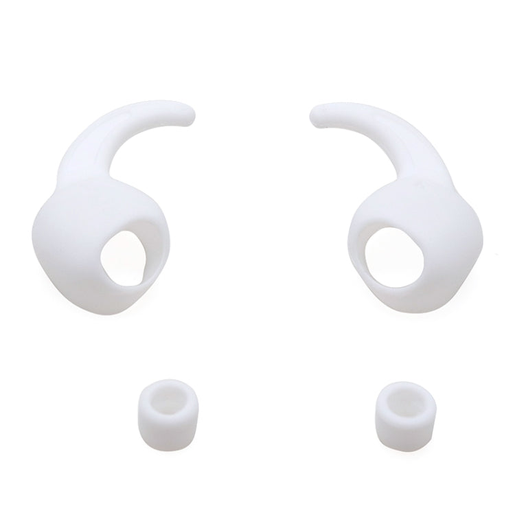 For Beats Studio Buds 2pairs Wireless Bluetooth Earphone Silicone Non-slip Ear Caps(White)