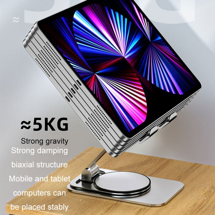 Desktop 360-degree Rotating Foldable Mobile Phone Holder, Color: Metal Purple