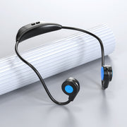 M2 Bone Conduction Earphones Running Stereo To Ear Bluetooth Earphones(Black + Blue)