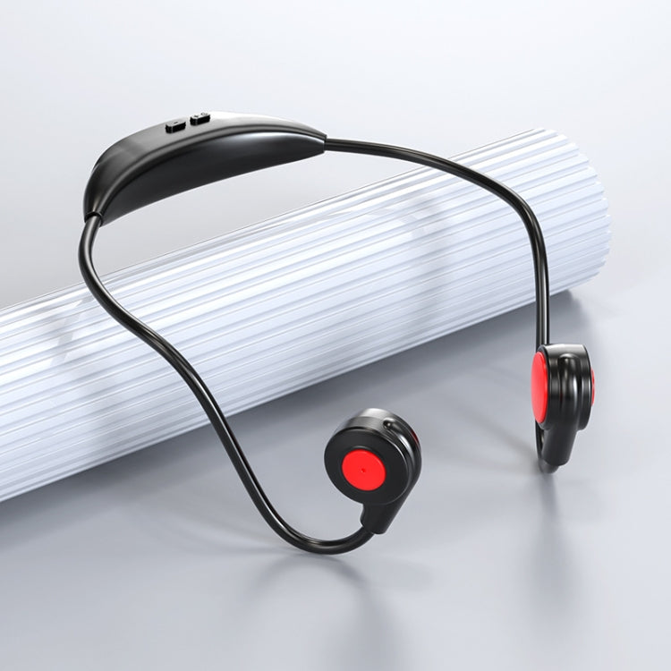 M2 Bone Conduction Earphones Running Stereo To Ear Bluetooth Earphones(Black + Red)