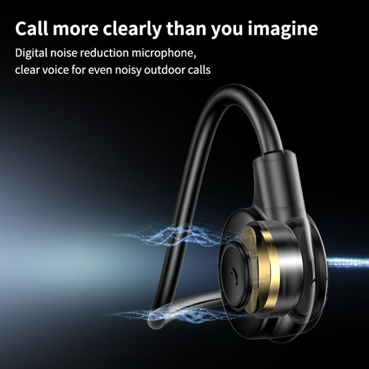 M2 Bone Conduction Earphones Running Stereo To Ear Bluetooth Earphones(Black + Blue)