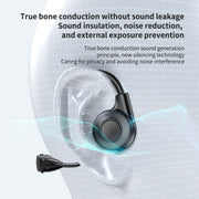 M2 Bone Conduction Earphones Running Stereo To Ear Bluetooth Earphones(Black + Red)