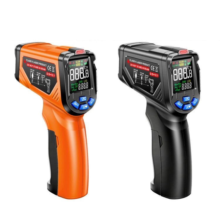 ANENG TH06 Oil Temperature High Precision Thermometer Laser Baking Infrared Water Thermometer(Orange)