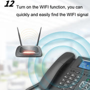 P03 4G+VOIP Dual Mode Wireless Fixed Line SIP Network Phone IP Enterprise Office Phone Wireless Landline
