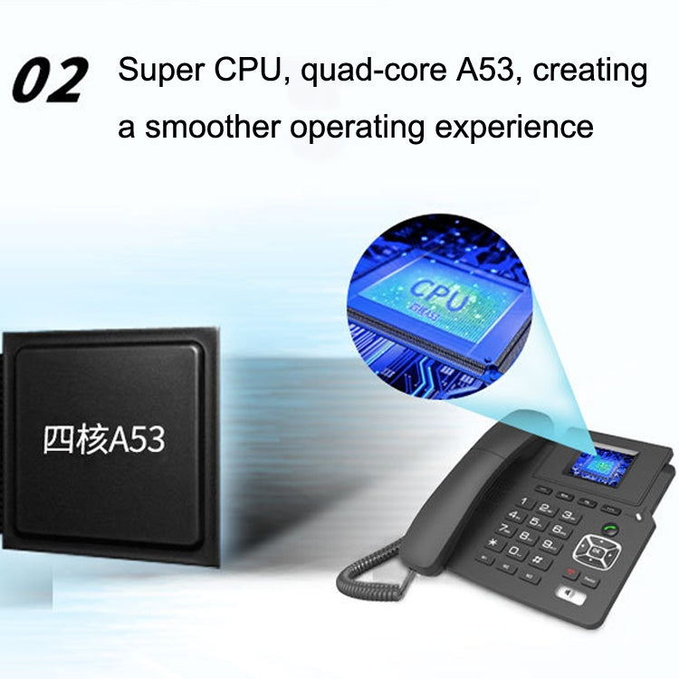 P03 4G+VOIP Dual Mode Wireless Fixed Line SIP Network Phone IP Enterprise Office Phone Wireless Landline