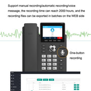 S135 PSTN+SIP Dual Mode Recording Smart Phone 6 Ways VOIP Network Phone IP Phone