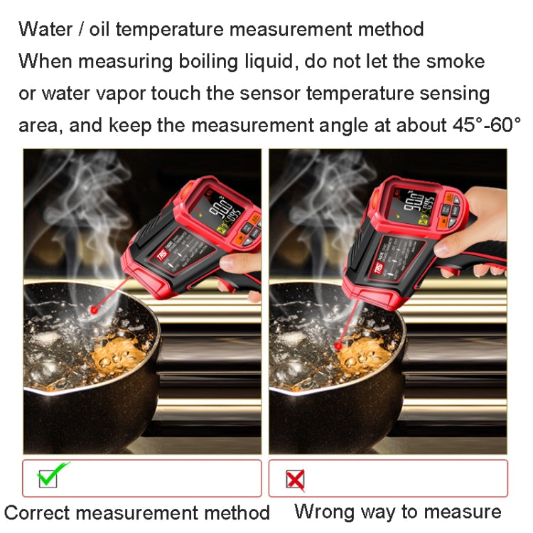 TASI TA603A -32-1080 degrees Celsius Color Screen Infrared Thermometer Industrial Electronic Thermometer