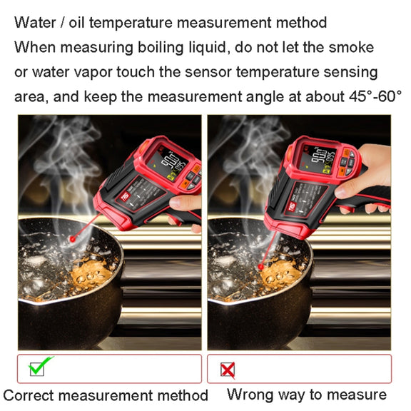 TASI TA603B -32-1380 degrees Celsius Color Screen Infrared Thermometer Industrial Electronic Thermometer