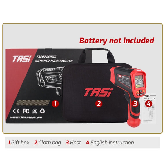 TASI TA603A -32-1080 degrees Celsius Color Screen Infrared Thermometer Industrial Electronic Thermometer