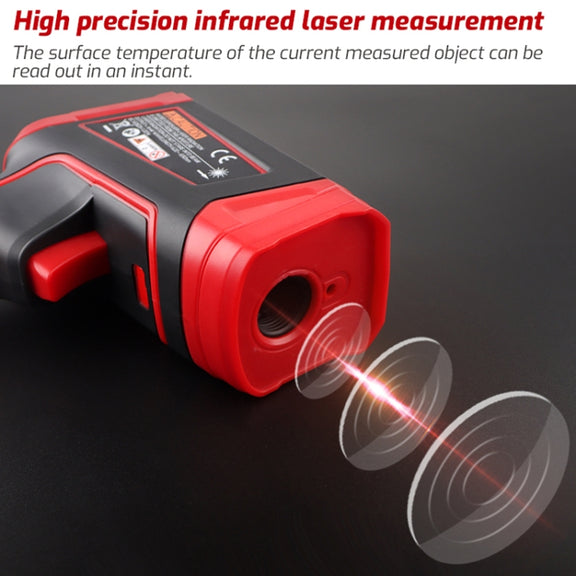 TASI TA603A -32-1080 degrees Celsius Color Screen Infrared Thermometer Industrial Electronic Thermometer