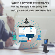 S07 Mobile Handheld WIFI Wireless Phone IP VOIP SIP Phone Support 4G Charging Base Network Phone