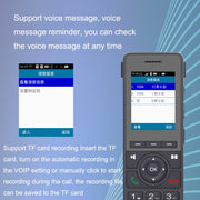 S07 Mobile Handheld WIFI Wireless Phone IP VOIP SIP Phone Support 4G Charging Base Network Phone